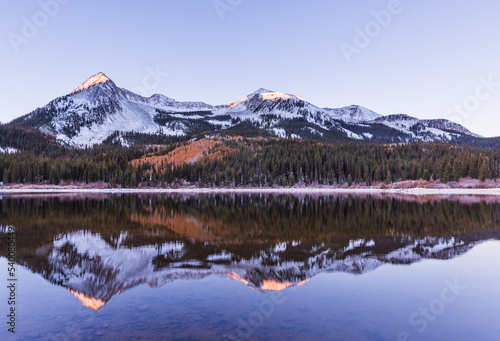 Lost Lake Slough Crested Butte Colorado Fall Snow