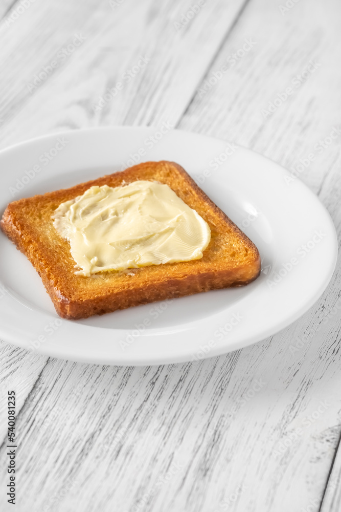 Toast with butter Toast with butter