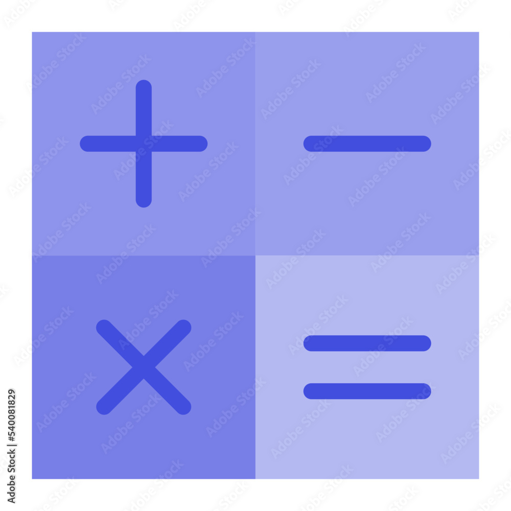 Calculator flat style icon Calculator flat style icon