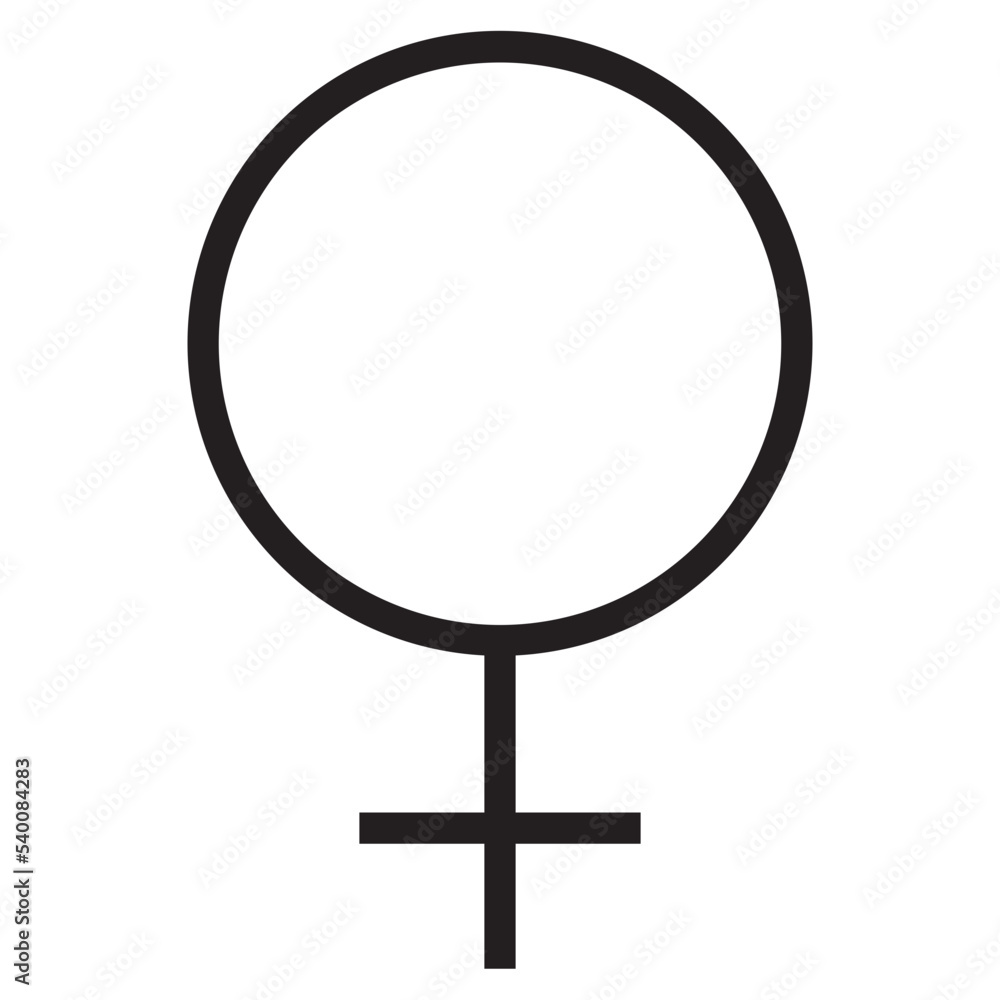 Female outline style icon Female outline style icon