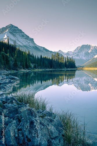 Mountains Reflecting in the Lake