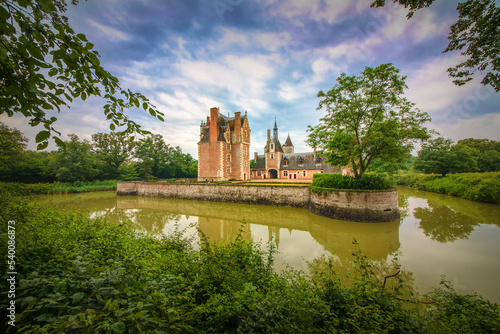 Chateau du Moulin in Lassay-sur-Croisne, Loire Valley, France