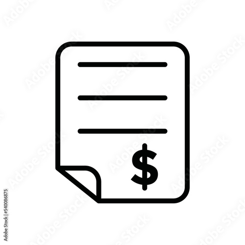 bill icon design vector template