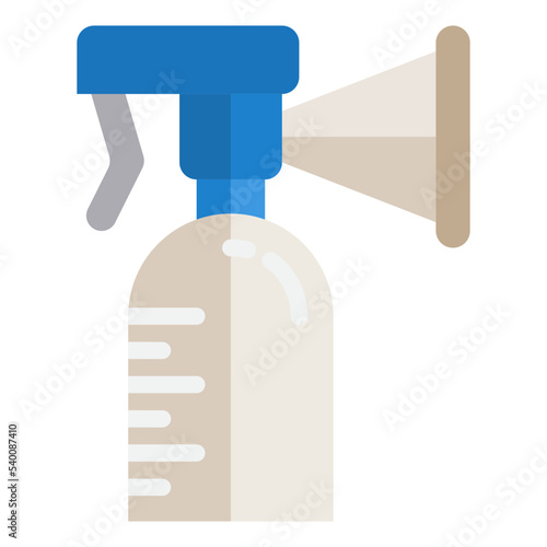 Breast pump flat style icon