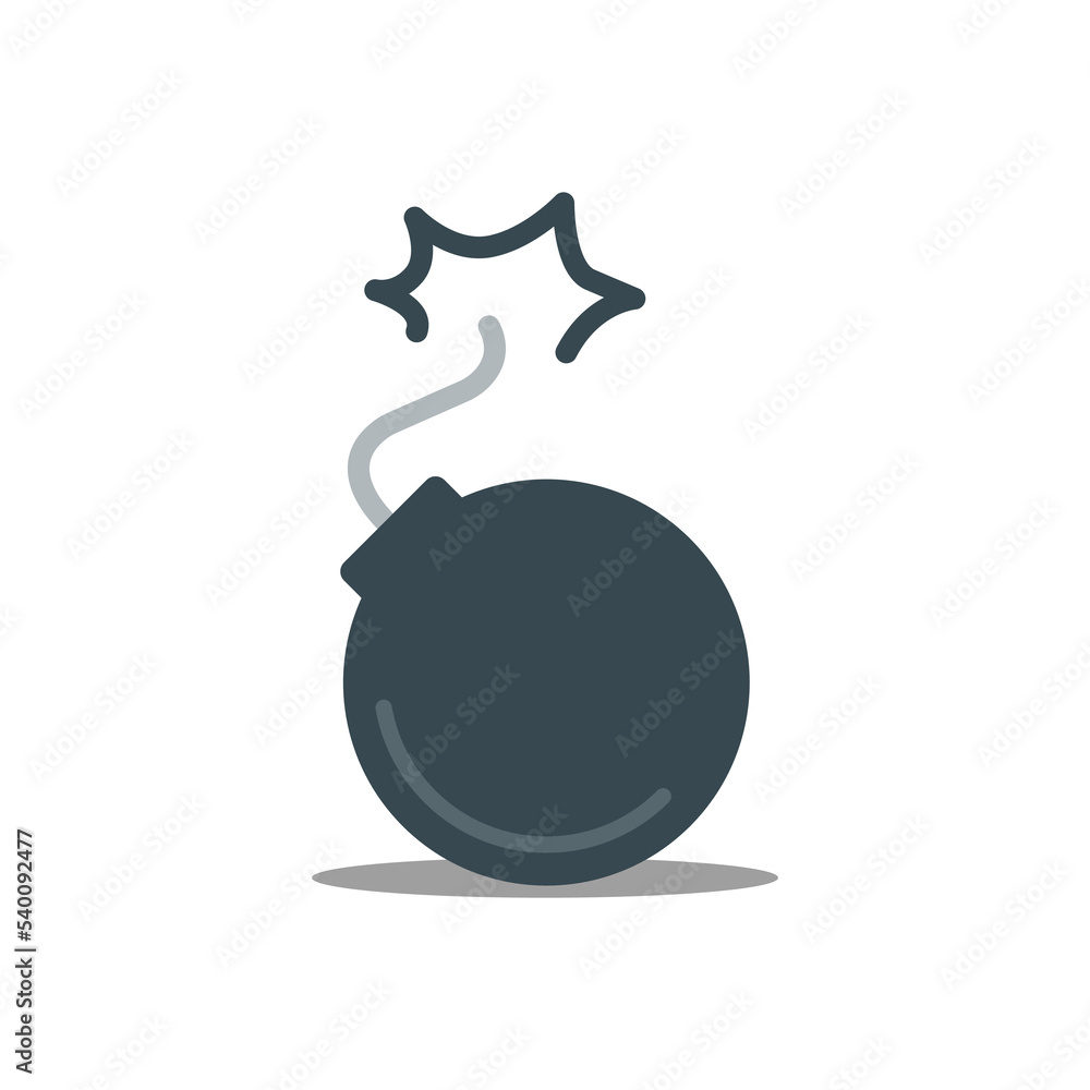 bomb icon design vector template bomb icon design vector template