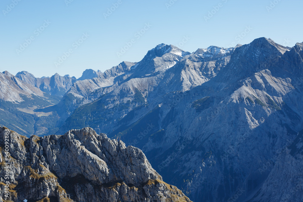 Alpenwelt im Karwendel bei Mittenwald in Oberbayern