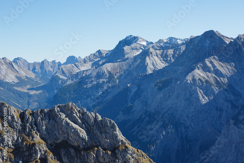 Alpenwelt im Karwendel bei Mittenwald in Oberbayern