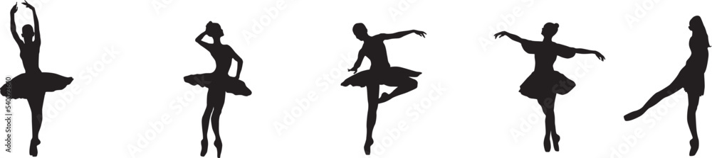 ballet dancer silhouettes