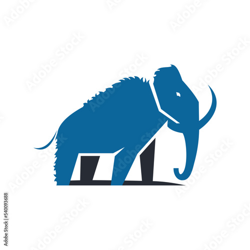 mammoth logo for your business , simple clean logo
