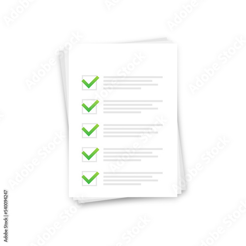 Clipboard with checklist icon. Clipboard with checklist icon for web. Vector stock illustration.