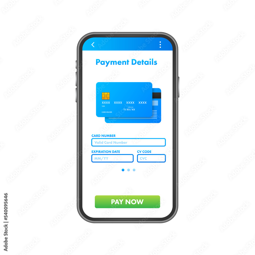 Business card with pay details for web page design. Online shopping. Credit card. Online store. Vector stock illustration. Business card with pay details for web page design. Online shopping. Credit card. Online store. Vector stock illustration.
