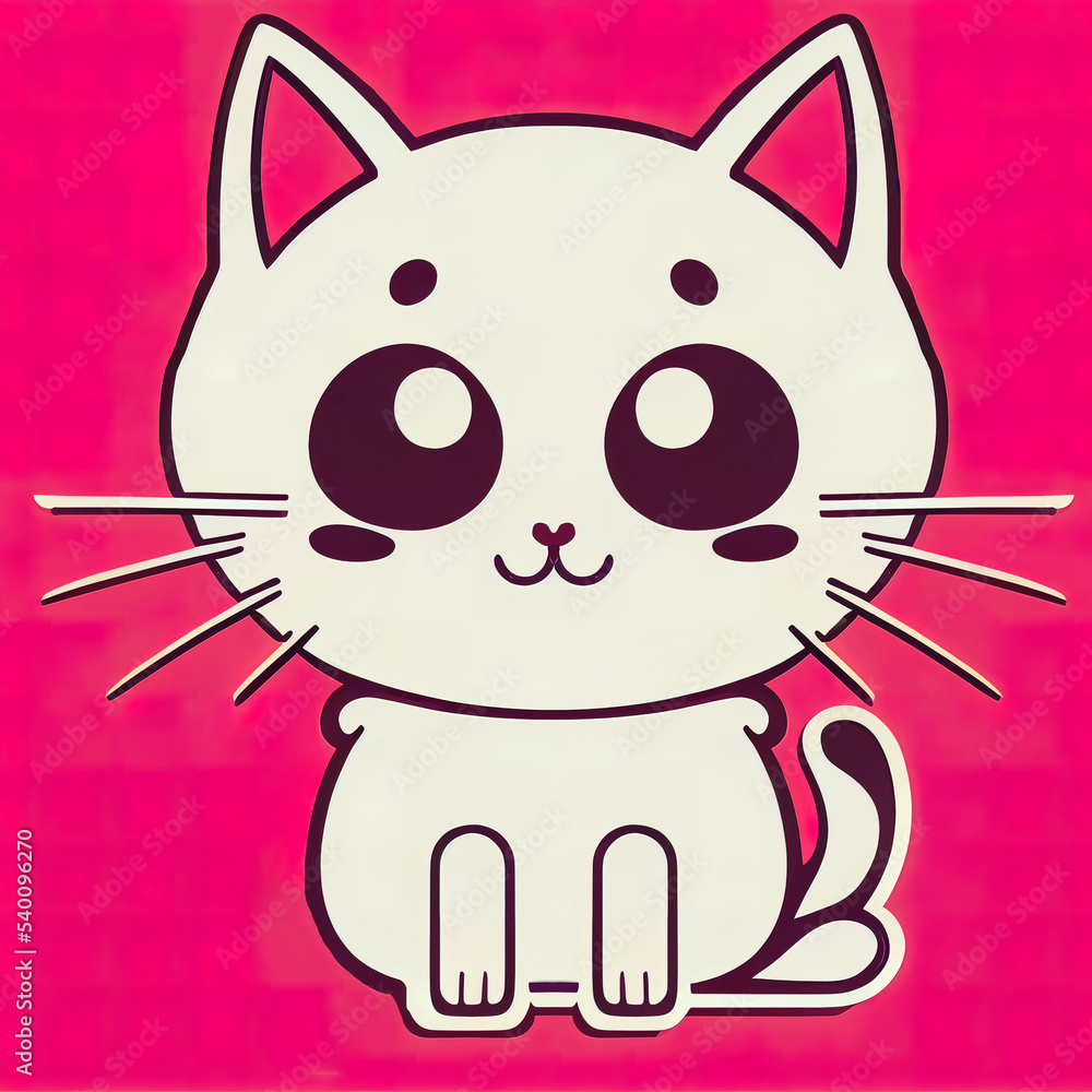 Cartoon cat character icon logo 3d illustrated
Cartoon cat character icon logo 3d illustrated