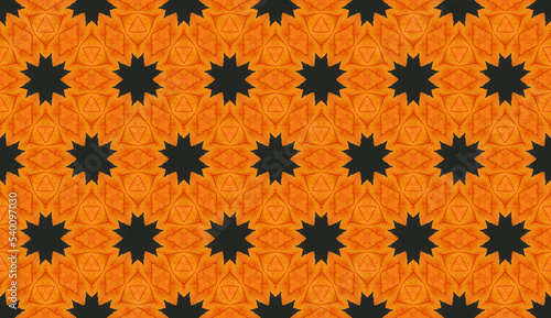 Geometric seamless textile pattern 3d illustrated 