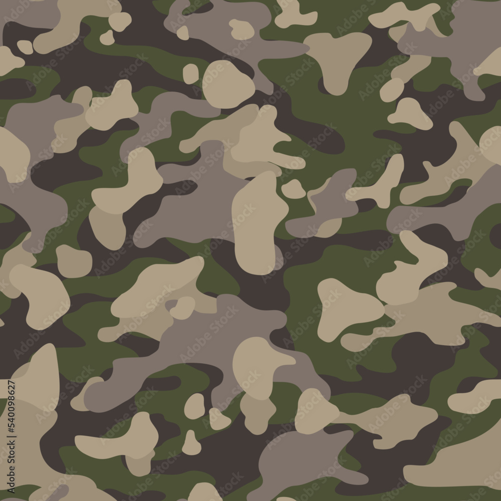 Seamless camouflage pattern of spots. Modern camo urban. An endless pattern of spots. Vector illustration Seamless camouflage pattern of spots. Modern camo urban. An endless pattern of spots. Vector illustration