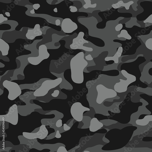 Seamless camouflage pattern of spots. Modern camo urban. An endless pattern of spots. Vector illustration