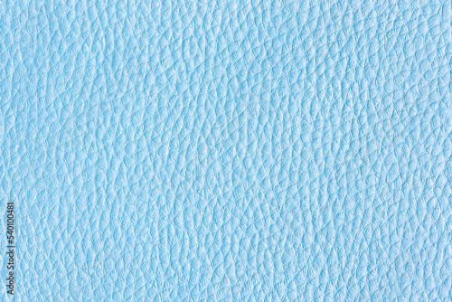 Blue Leather background texture. Full frame