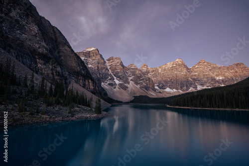 Moraine Lake during the Blue Hour © MargaretClavell
