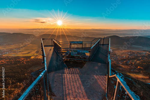 Hohe Wand beim Sonnenaufgang