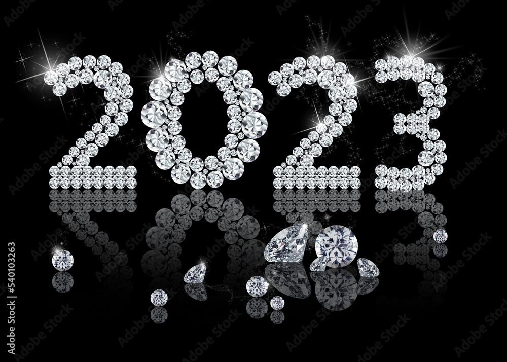Brilliant Diamonds Luxury New Year 2023