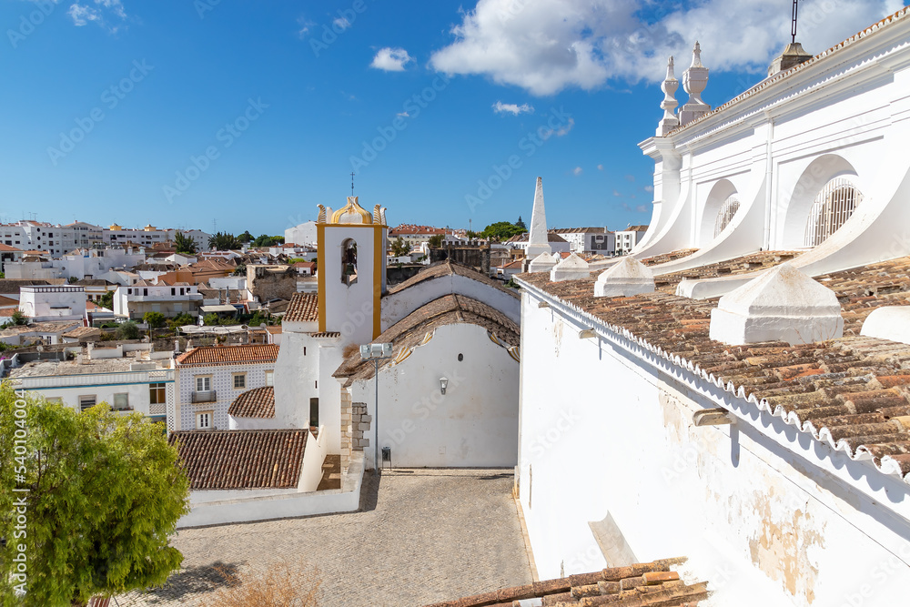 Tavira in Algarve, Portugal. Previously known as Alcaria Tabila, the city of 32 churches, whose origin dates back to prehistoric times as a shipping port for the Algarve