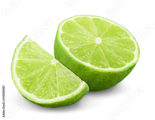 Lime isolated on a white background