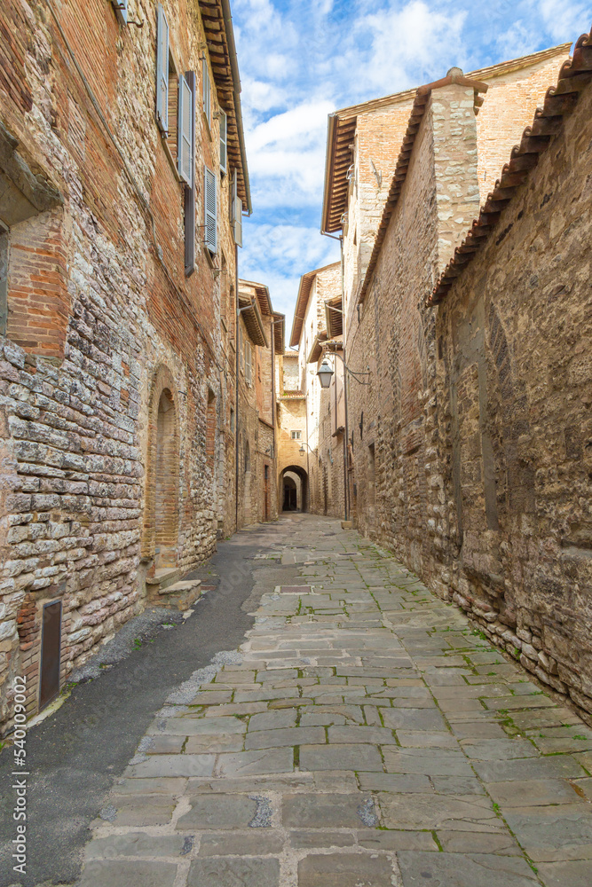 The city of Gubbio in the province of Perugia in Umbria.