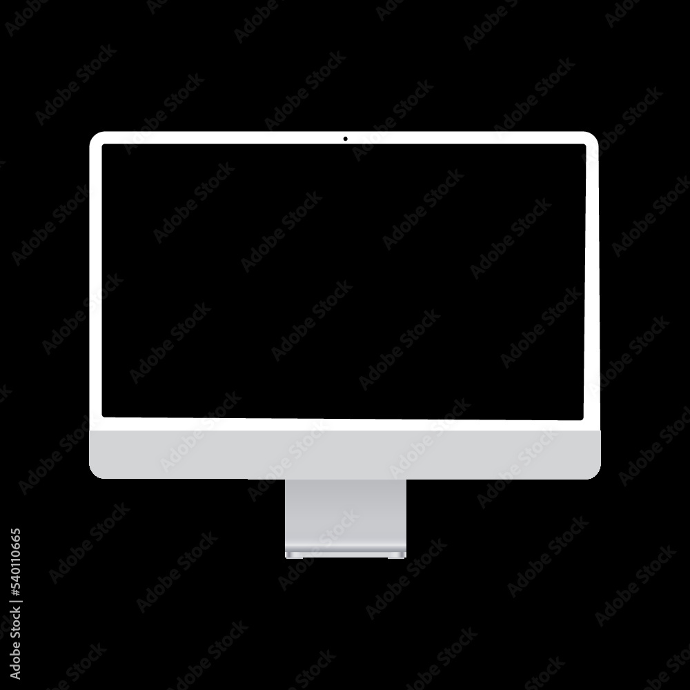 Apple Mac Computer Screen Vectors Apple Mac Computer Screen Vectors
