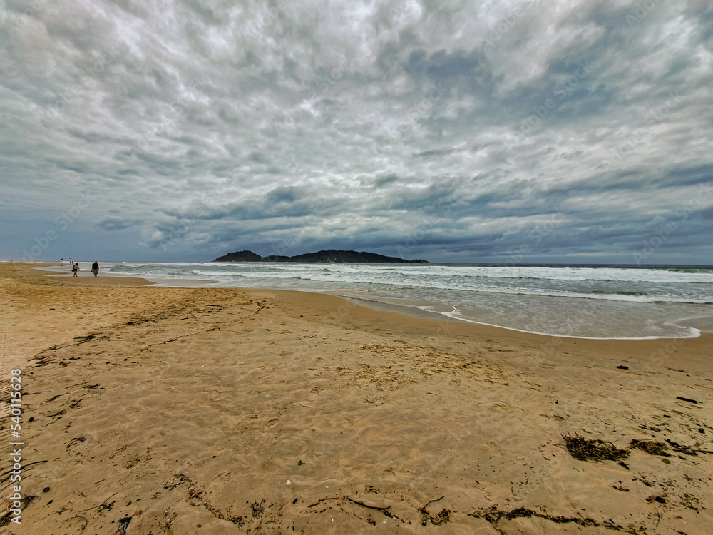 sunset on the beach in Florianópolis sunset on the beach in Florianópolis