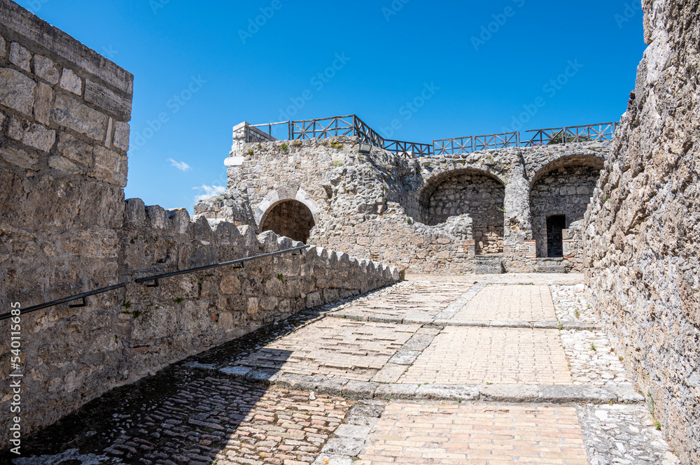 The ruins of the fortress of Civitella del Tronto