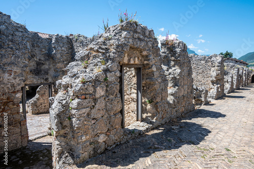 The ruins of the fortress of Civitella del Tronto