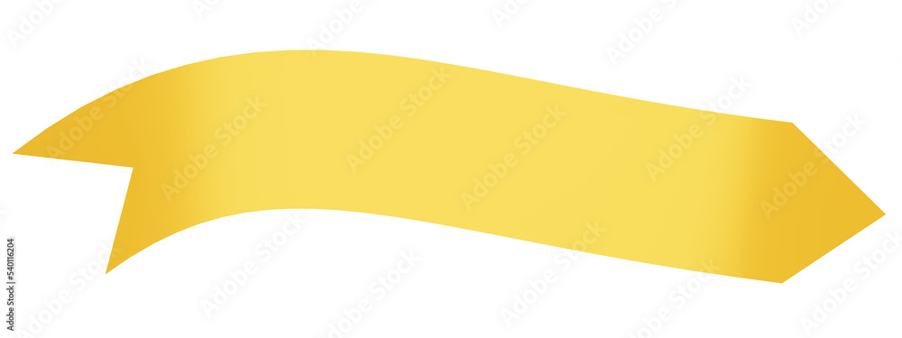 The gold ribbon on white background. 3d rendering. The gold ribbon on white background. 3d rendering.