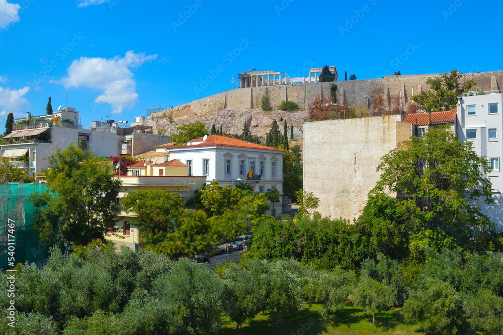 View the Parthenon in Athens, Greece