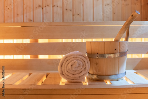 Sauna mit Zubehör