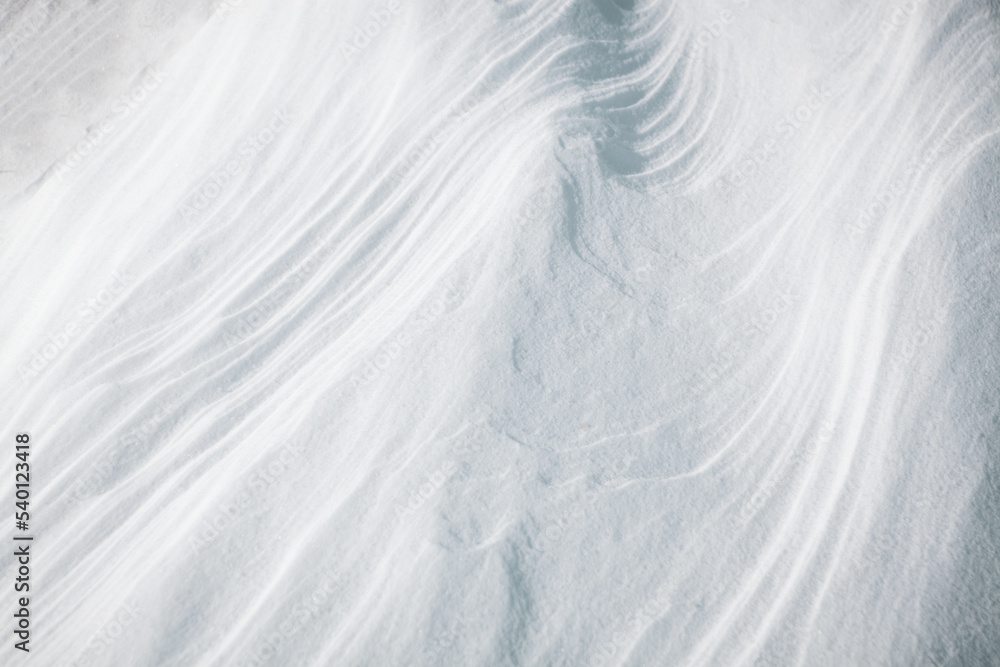 Natural snow texture background, closeup top view Natural snow texture background, closeup top view