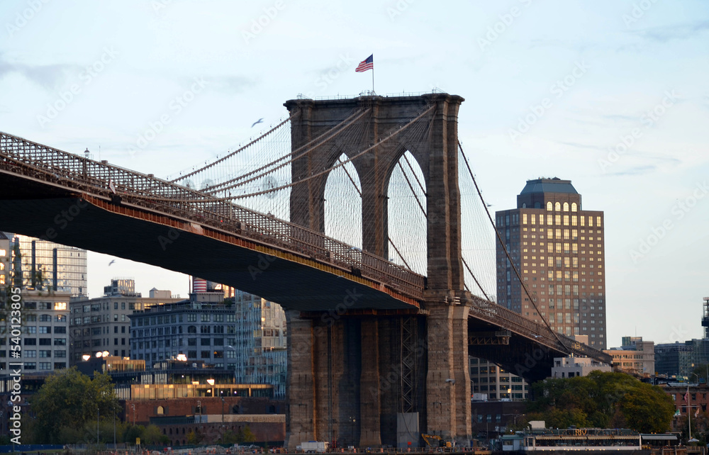 Fototapeta premium New York, Brooklyn contre-plongée