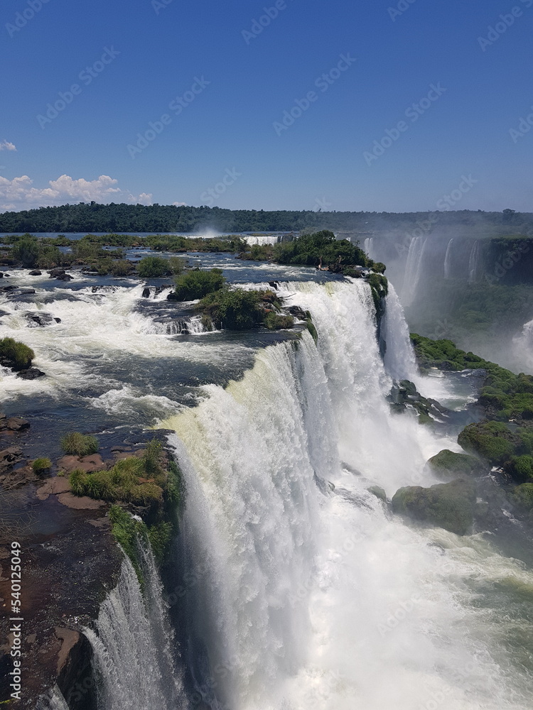 Waterfalls of Iguaçu Iguassu Iguacu Cascade Waterfalls of Iguaçu Iguassu Iguacu Cascade