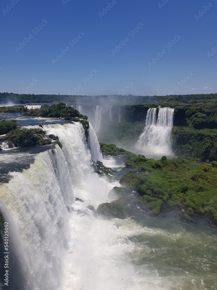 Waterfalls of Iguaçu Iguassu Iguacu Cascade Waterfalls of Iguaçu Iguassu Iguacu Cascade