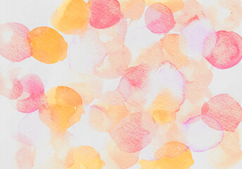 Store enrouleur  Seamless background with watercolor spots of various shapes in natural colors  © Tetiana