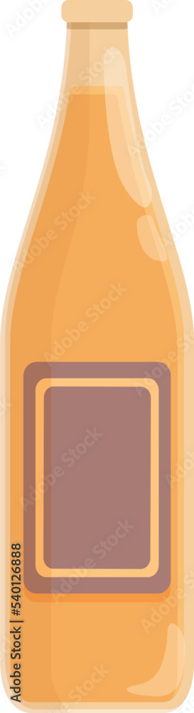 Czech beer bottle icon cartoon vector. Prague landmark. Country design Czech beer bottle icon cartoon vector. Prague landmark. Country design
