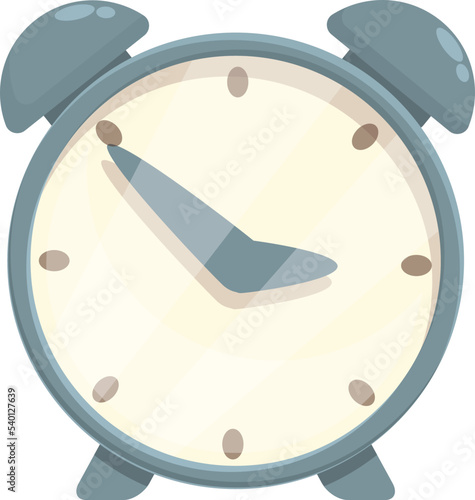 Alarm clock icon cartoon vector. Sleep disorder. Bed insomnia
