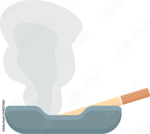 Smoking icon cartoon vector. Sleep disorder. Stress health