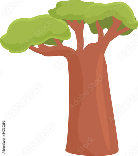 African tree icon cartoon vector. Person art. Culture native
