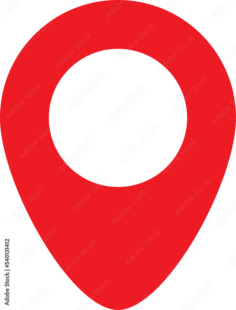 Location pointer. Navigation marker. Map pin in png. Map pointer on