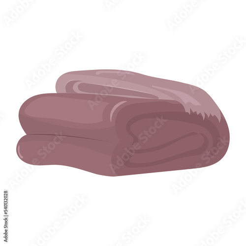 Isolated colored blanket sketch icon Vector