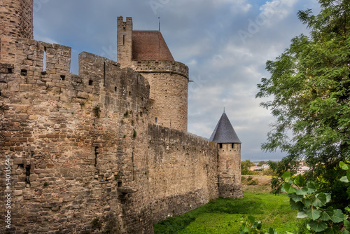 The Cite de Carcassone is a medieval citadel located in the French city of Carcassonne, in the Aude department, Occitanie region. 