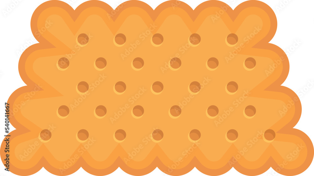 Cracker food icon cartoon vector. Cookie cake. Snack chip Cracker food icon cartoon vector. Cookie cake. Snack chip