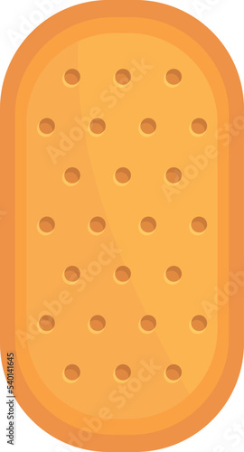 Cookie icon cartoon vector. Cracker food. Biscuit snack