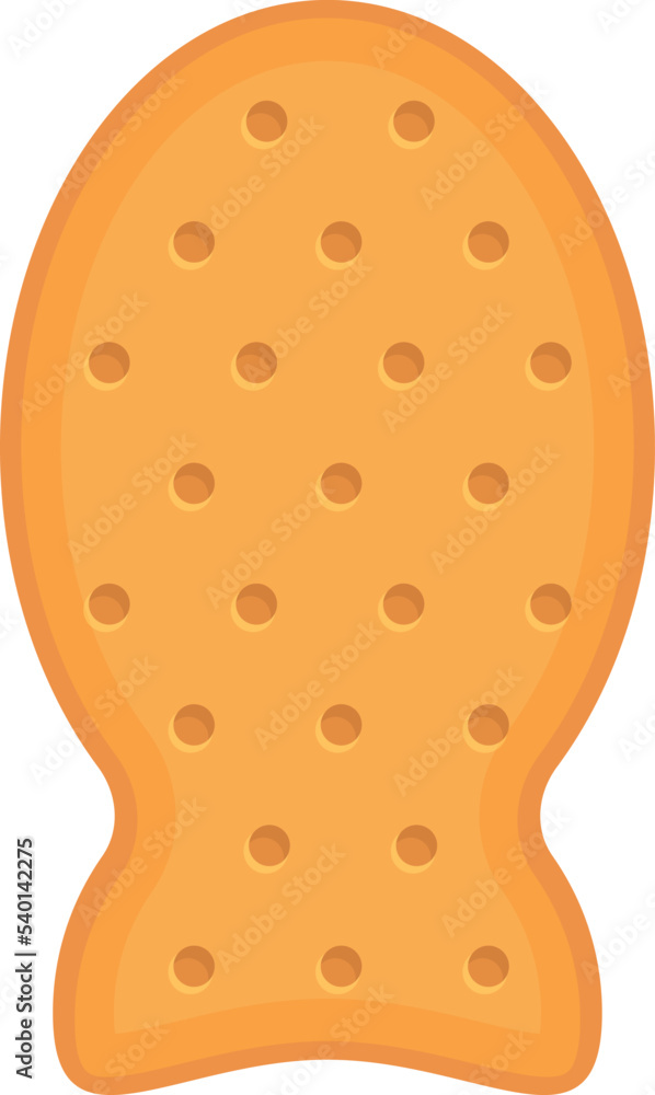 Fish biscuit icon cartoon vector. Cracker food. Sweet vanilla Fish biscuit icon cartoon vector. Cracker food. Sweet vanilla