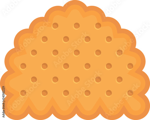 Butter snack icon cartoon vector. Cracker food. Sweet shape
