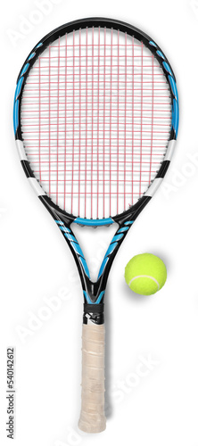 Tennis isolated ball tennis racket sport equipment competitive sport photo